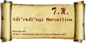 Tárkányi Marcellina névjegykártya